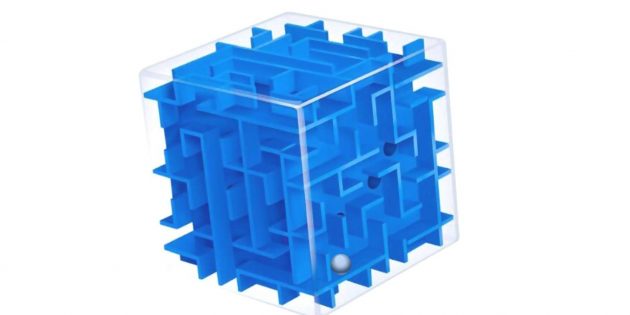 Развивающие игры для детей 6–7 лет: лабиринт-куб