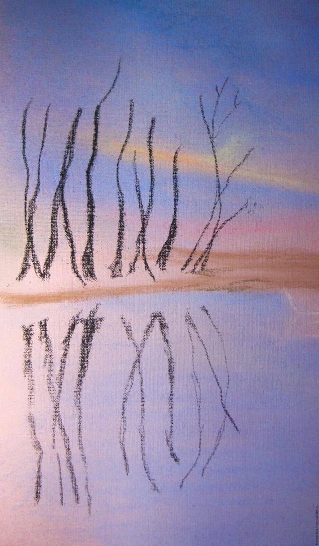 Рисуем пейзаж в технике сухая пастель, фото № 8