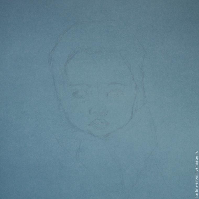 Рисуем пастелью: чудесный портрет малыша, фото № 2