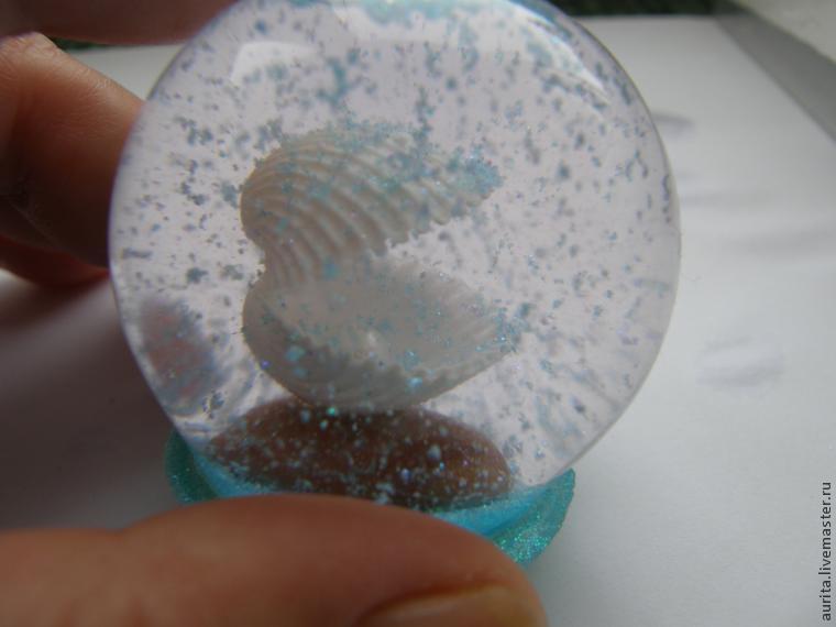 Создаем снежный морской шар из лампочки, фото № 23