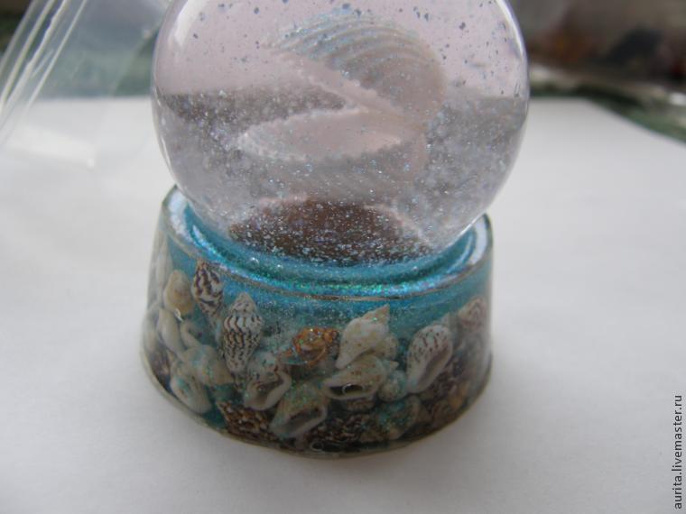 Создаем снежный морской шар из лампочки, фото № 29