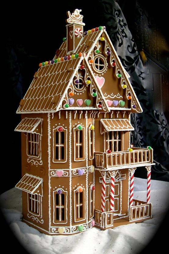 Пряничный домик - вкусное украшение к Рождеству, фото № 7