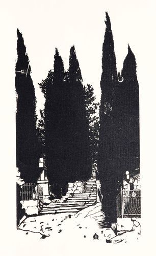 Черно-белая графика знаменитых художников, фото № 35