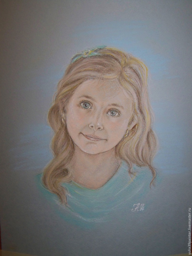 Рисуем детский портрет сухой пастелью, фото № 9