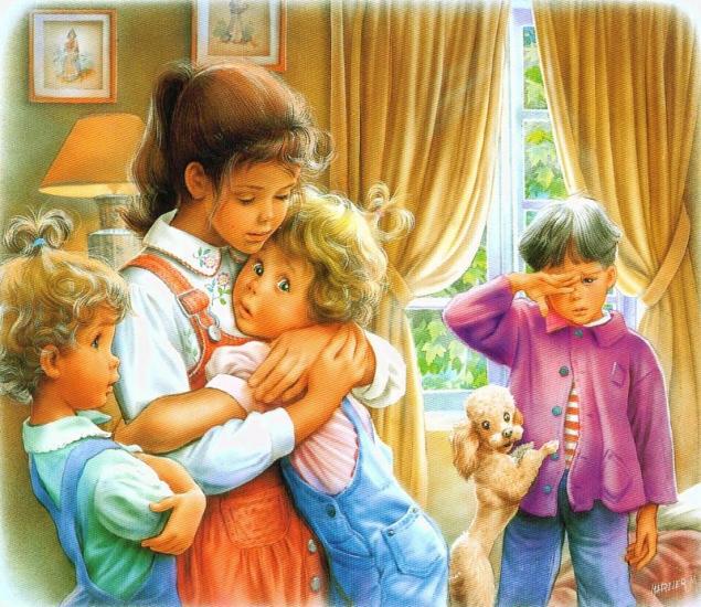 Жизнь детей в рисунках Марселя Марльера, фото № 5