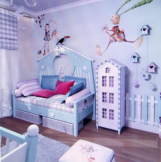 Необычные идеи для оформления детских комнат, фото № 43