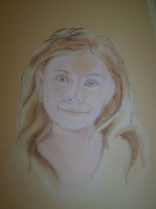 Рисуем детский портрет сухой пастелью, фото № 4