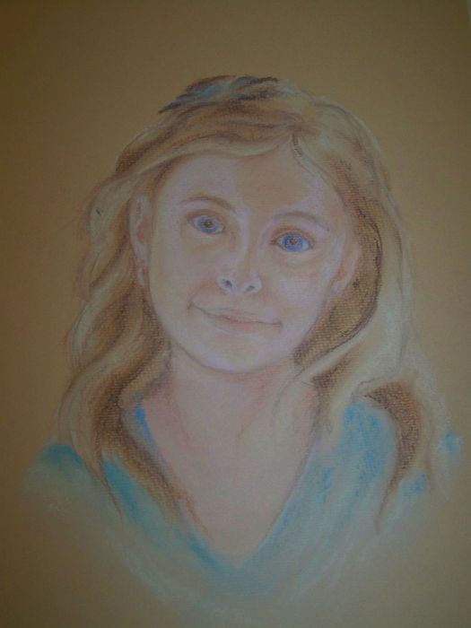 Рисуем детский портрет сухой пастелью, фото № 5
