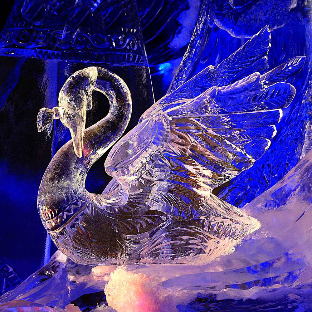 Зимние скульптуры 38 роскошных фигур из снега и льда, фото № 24