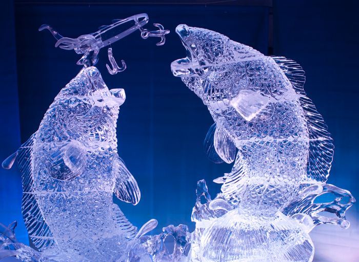 Зимние скульптуры 38 роскошных фигур из снега и льда, фото № 20