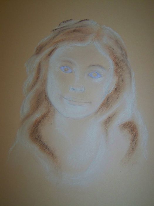 Рисуем детский портрет сухой пастелью, фото № 3