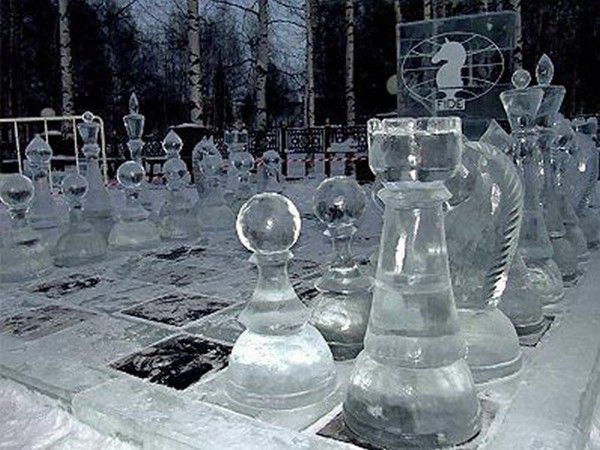 Зимние скульптуры 38 роскошных фигур из снега и льда, фото № 34