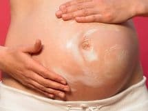 растяжки при беременности на животе фото