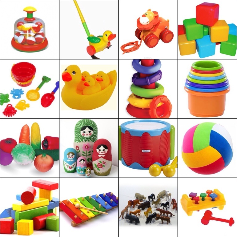 Игрушки для маленьких детей 2-х лет