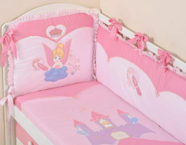 бампер в кроватку для новорожденных для девочек