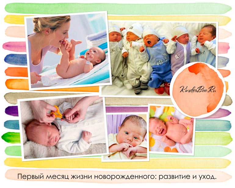 Первый месяц жизни новорожденного развитие и уход