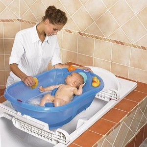 Анатомическая ванночка для купания новорожденных