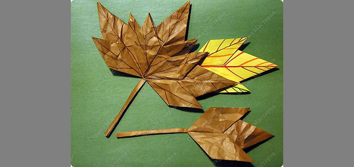 Поделки оригами на тему природы