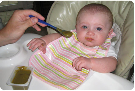 Прикорм ребенка овощным пюре