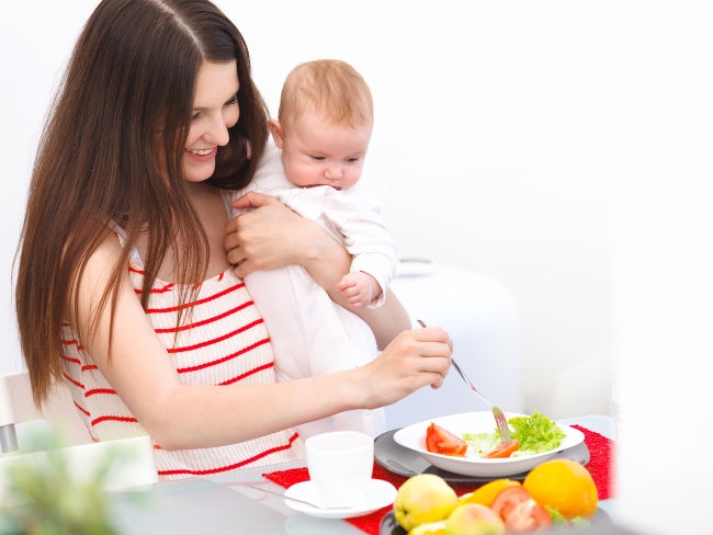 похудеть кормящей маме в домашних условиях