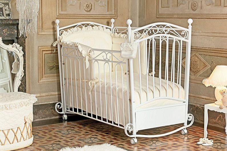 Детские кроватки для новорожденных - фото
