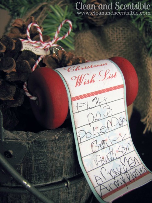 Christmas Wish List Ornament. Such a fun Christmas keepsake!
