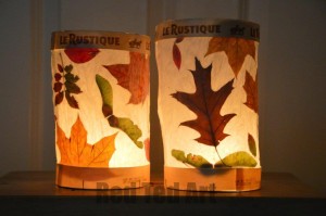 Simple Leaf Lanterns
