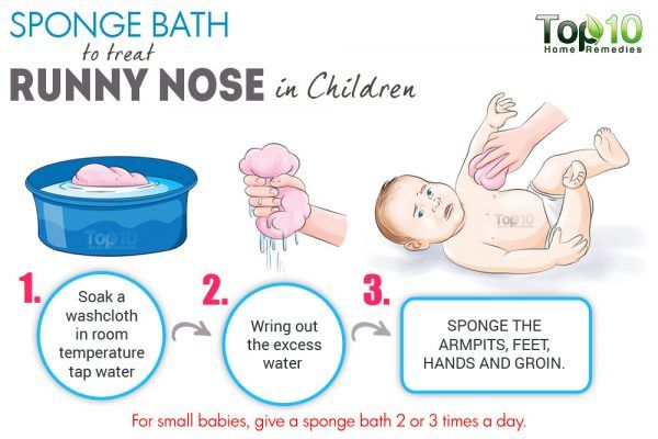 sponge bath for small children